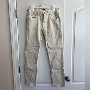 Tommy Bahama Vintage Slim Cream Colored Jeans 30x31.5